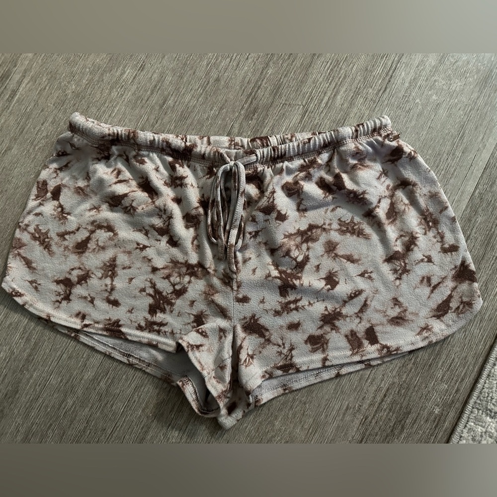 Danskin Rust Brown Marble Pajama Short